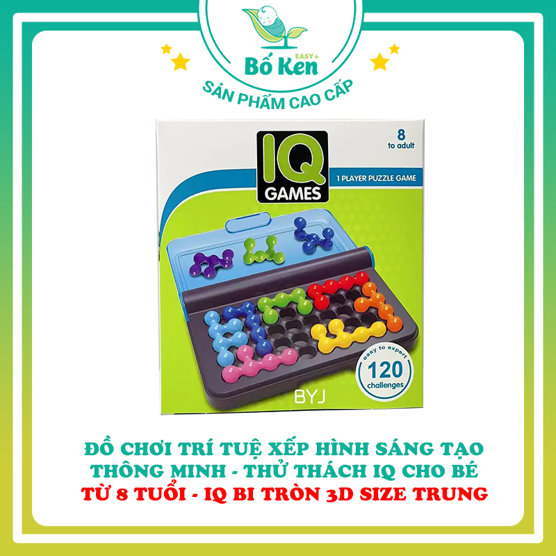 Đồ Chơi Trí Tuệ Xếp Hình Sáng Tạo Thông minh - Thử Thách IQ Cho Bé Từ 3 Tuổi