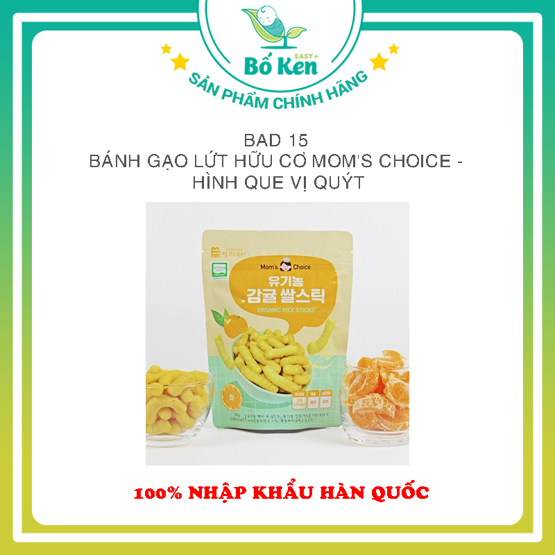 Bánh Ăn Dặm Hữu Cơ Bebedang/ Mom's choice/Well & Good [Độ Tuổi Từ 6m+, 100% Nhập Khẩu Hàn Quốc]