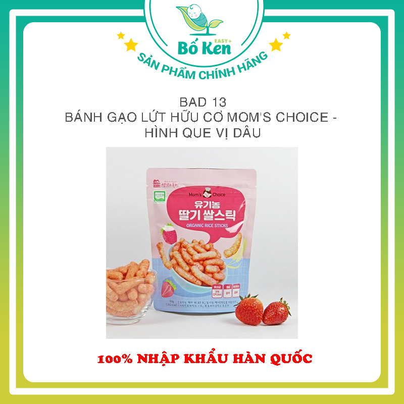 Bánh Ăn Dặm Hữu Cơ Bebedang/ Mom's choice/Well & Good [Độ Tuổi Từ 6m+, 100% Nhập Khẩu Hàn Quốc]