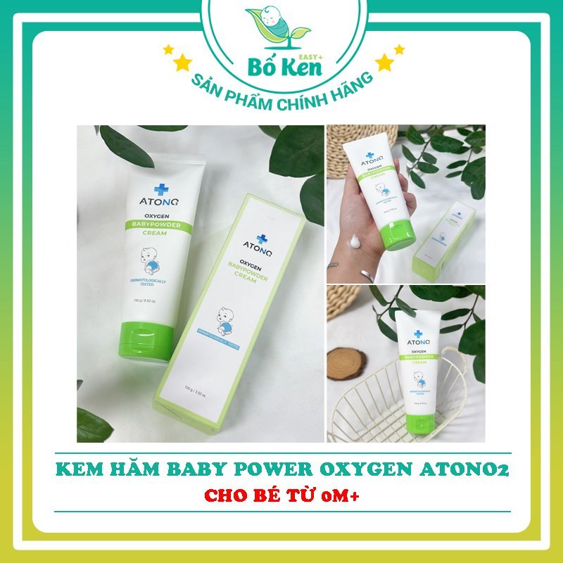 Kem Chống Hăm Baby Powder Oxygen Atono2 Cho Bé Từ 0M+