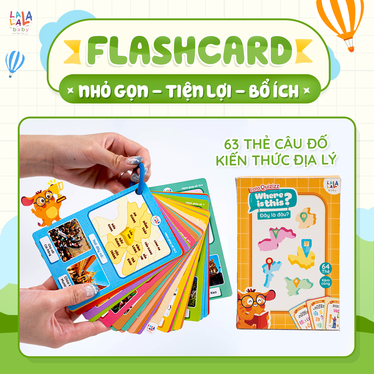 Trọn bộ 63 thẻ FlashCard 