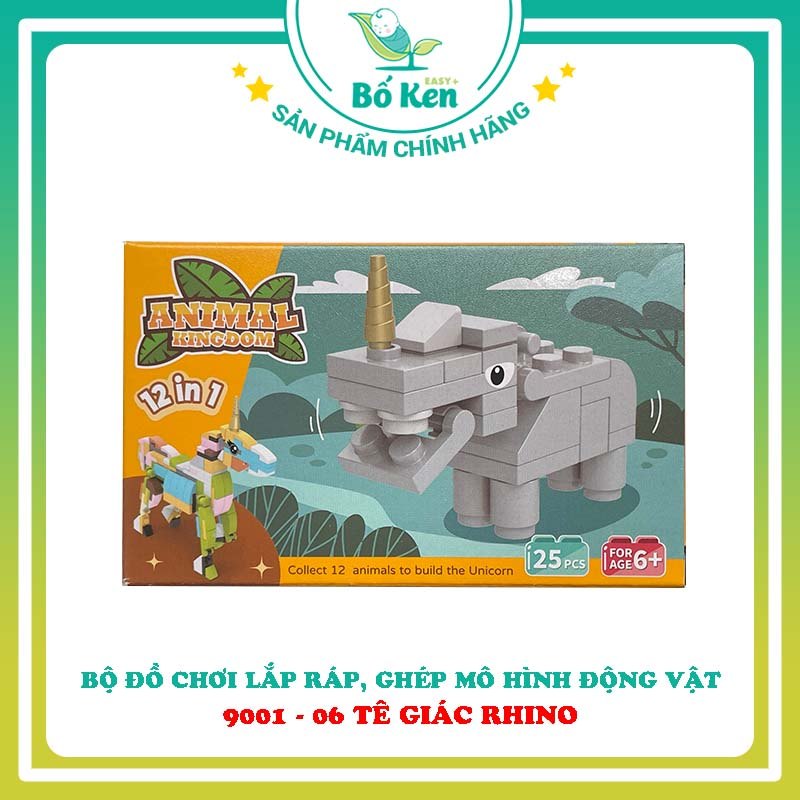 Bộ Đồ Chơi Lắp Ráp, Ghép Mô Hình Côn Trùng - Động Vật - Con Giáp - Khủng Long Giúp Trẻ Sáng Tạo, Tư Duy Logic Cho Bé Từ 5 Tuổi