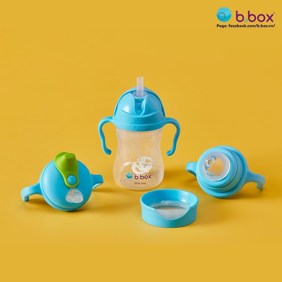 Bộ bình nước BBOX 4 nắp thay thế tiện dụng cho bé từ 4 tháng đến 3 tuổi