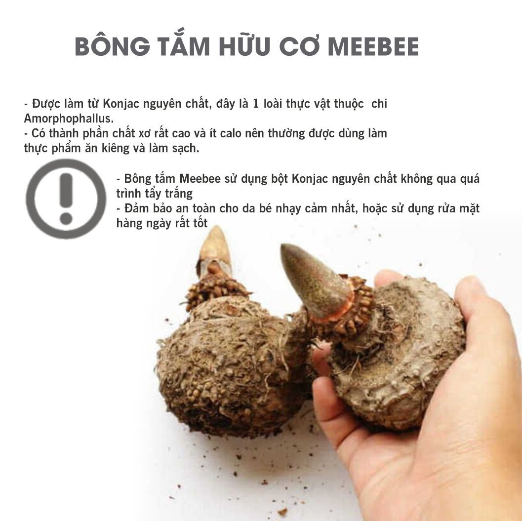 Bọt Tắm Meebee Hữu Cơ Cho Bé Sơ Sinh