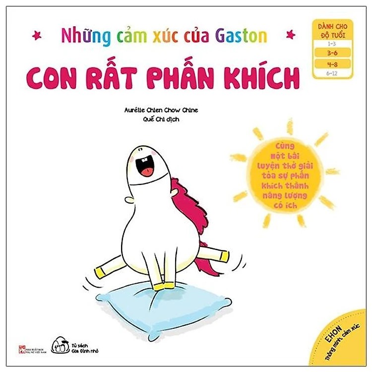 Sách ehon - Những cảm xúc của Gaston - 8 cuốn