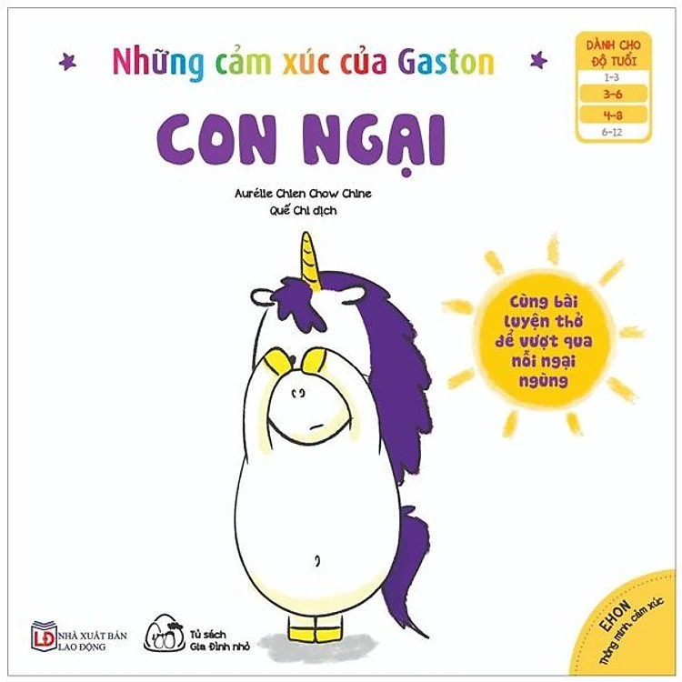 Sách ehon - Những cảm xúc của Gaston - 8 cuốn