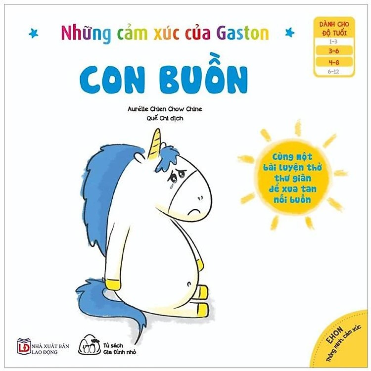 Sách ehon - Những cảm xúc của Gaston - 8 cuốn