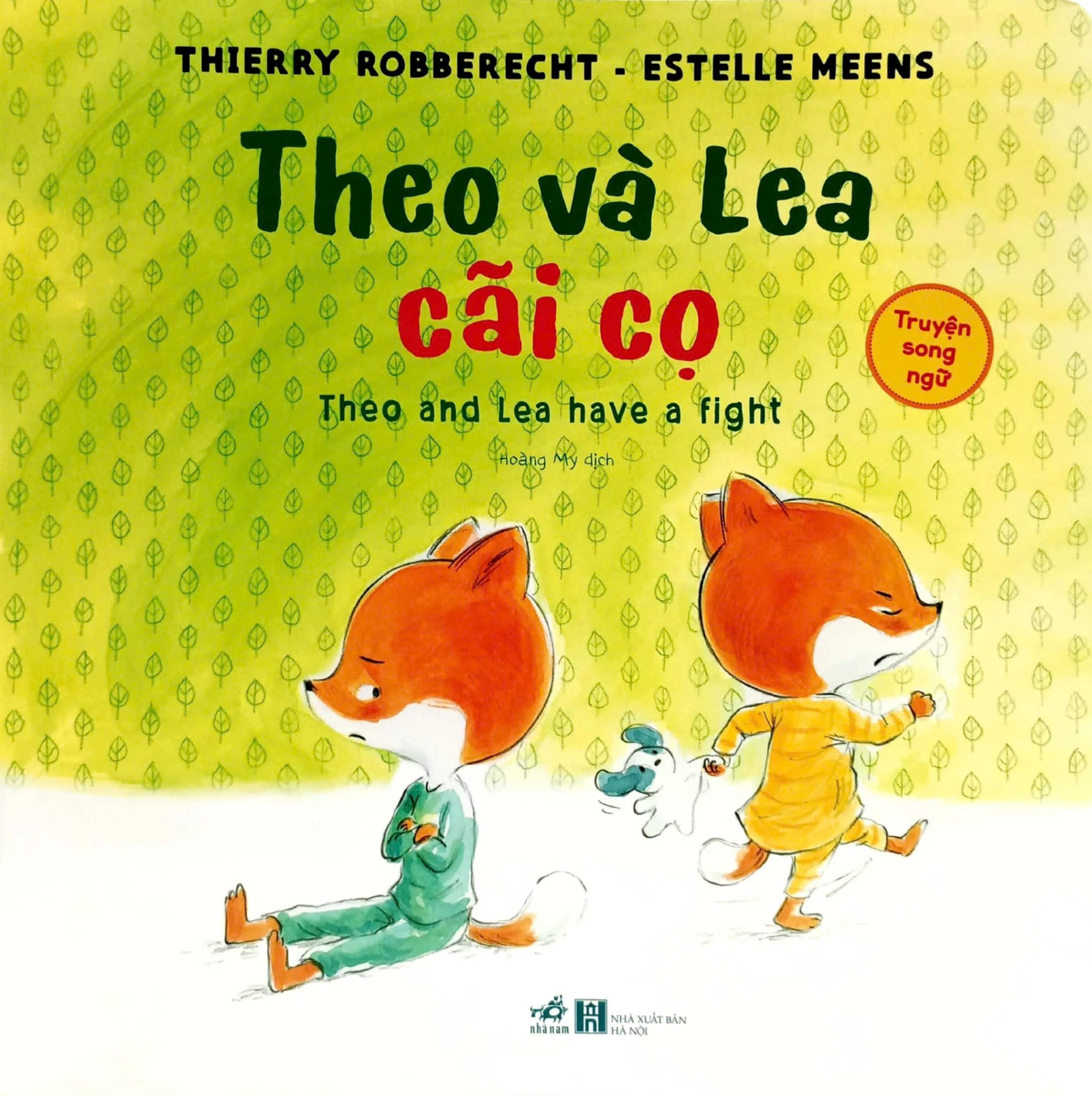 Sách Song ngữ Theo và Lea cãi cọ 1y+