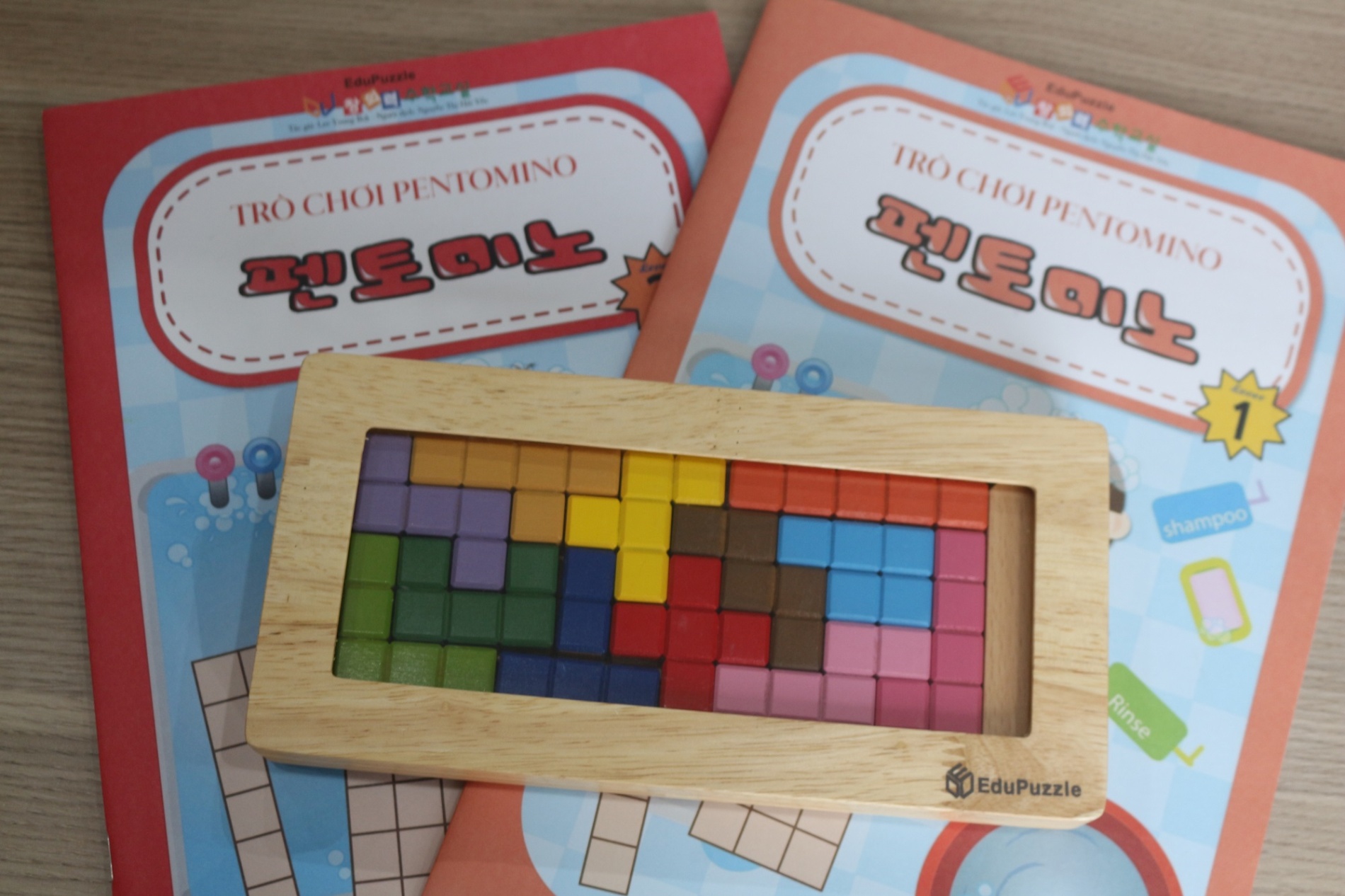 DC Gỗ: Xếp hình Pentomino Pinotoys 3y+