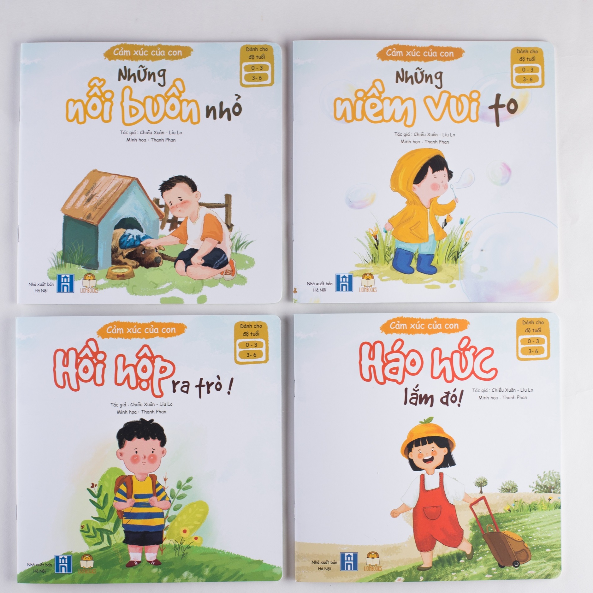 Sách Bộ 4 cuốn Cảm xúc của con