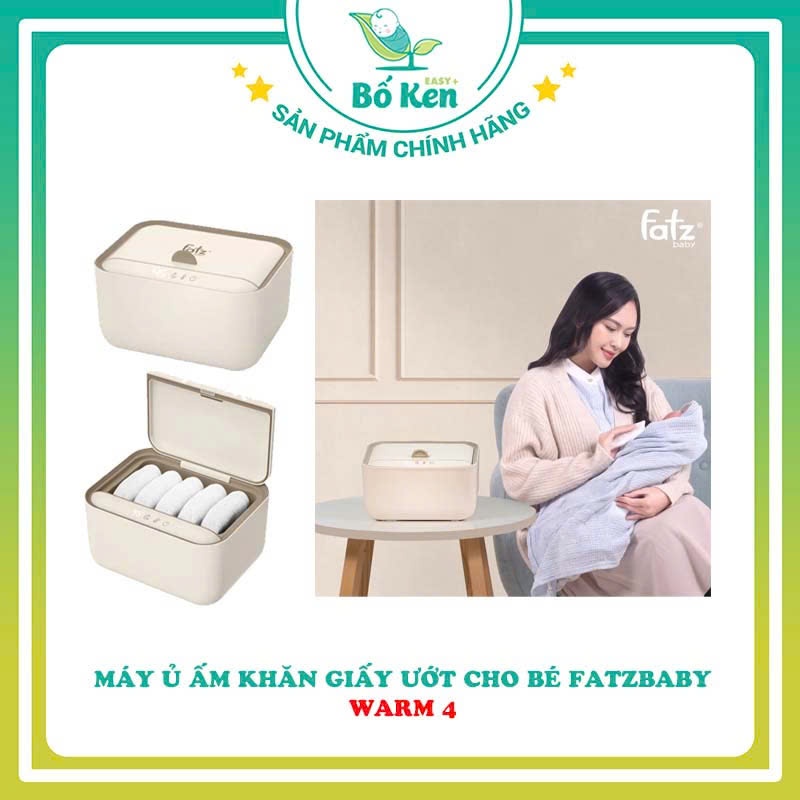 Máy ủ ấm khăn giấy ướt cho bé Fatzbaby - Warm 4 (FB7010SL)