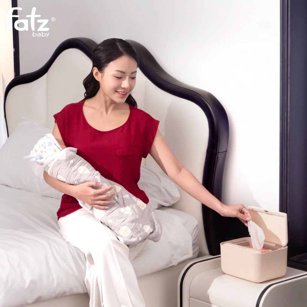 Máy ủ ấm khăn giấy ướt cho bé Fatzbaby - Warm 4 (FB7010SL)