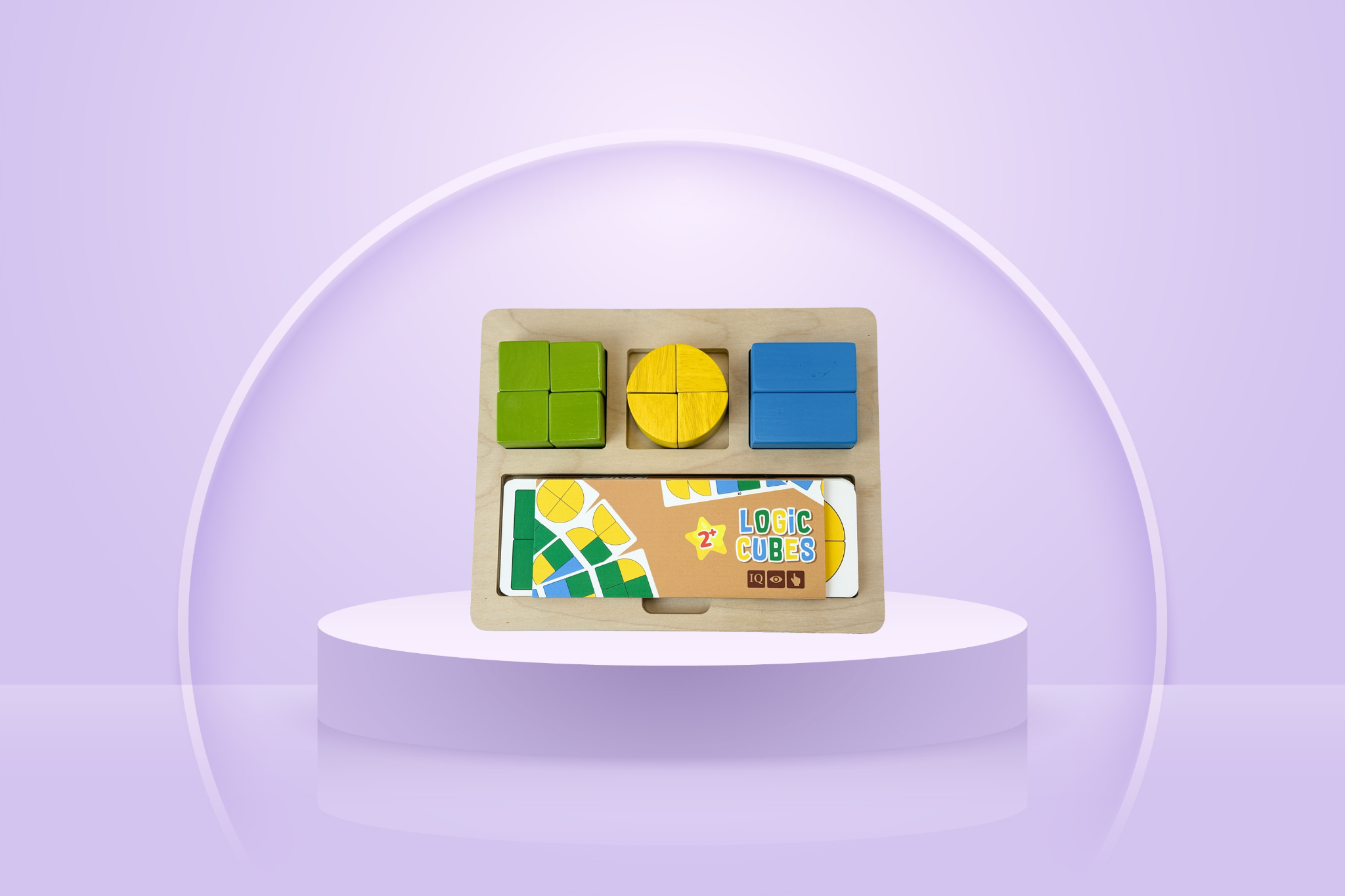 DC Gỗ: Bộ Logic cube Pinotoys 3y+