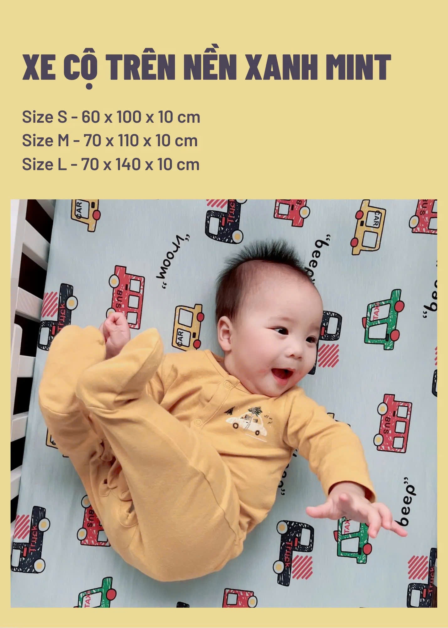 Ga cũi Chũn Nest - Mềm mịn, co giãn, thấm hút tốt cho bé yêu - 100% Chính Hãng Chũn Cocoon