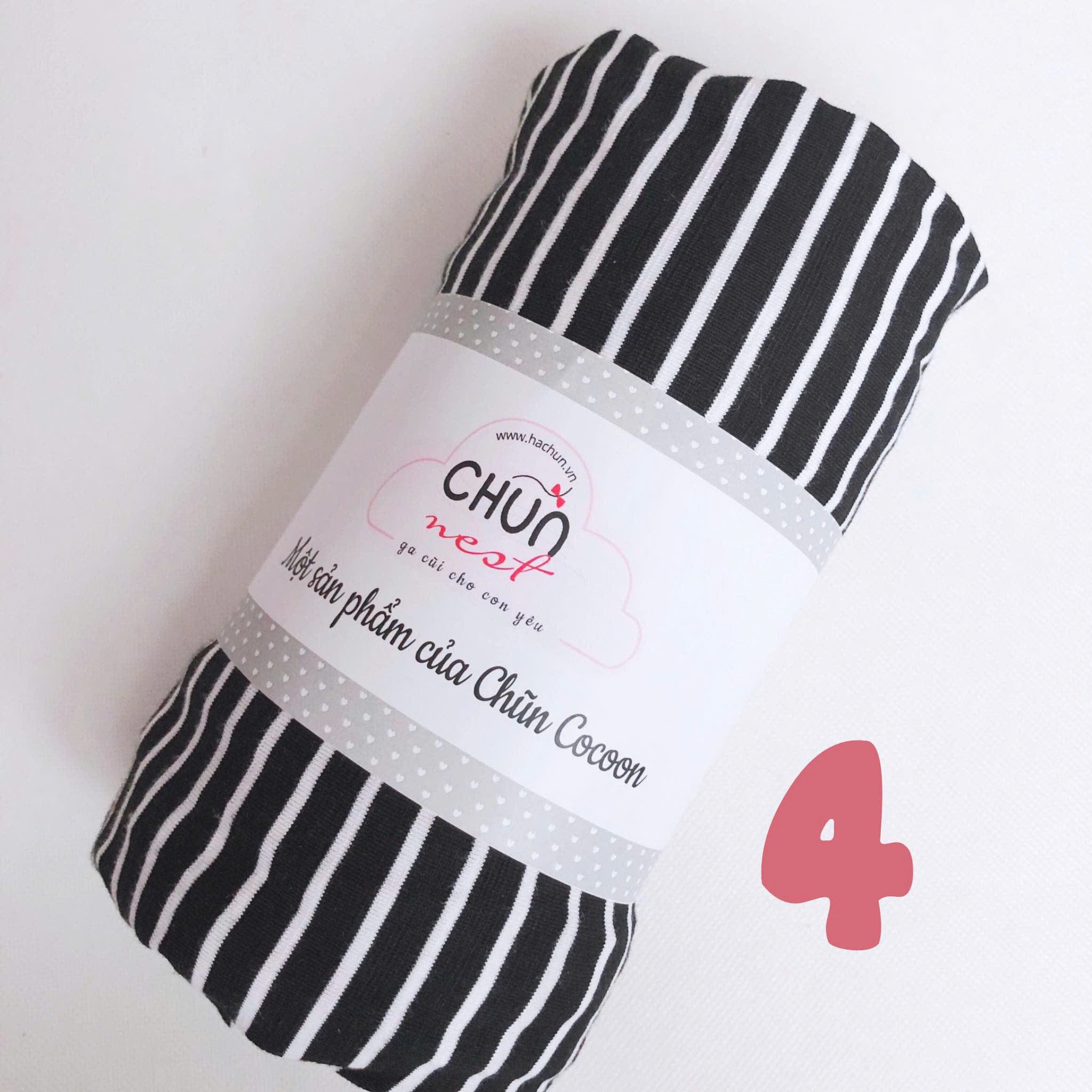 Ga cũi Chũn Nest - Mềm mịn, co giãn, thấm hút tốt cho bé yêu - 100% Chính Hãng Chũn Cocoon