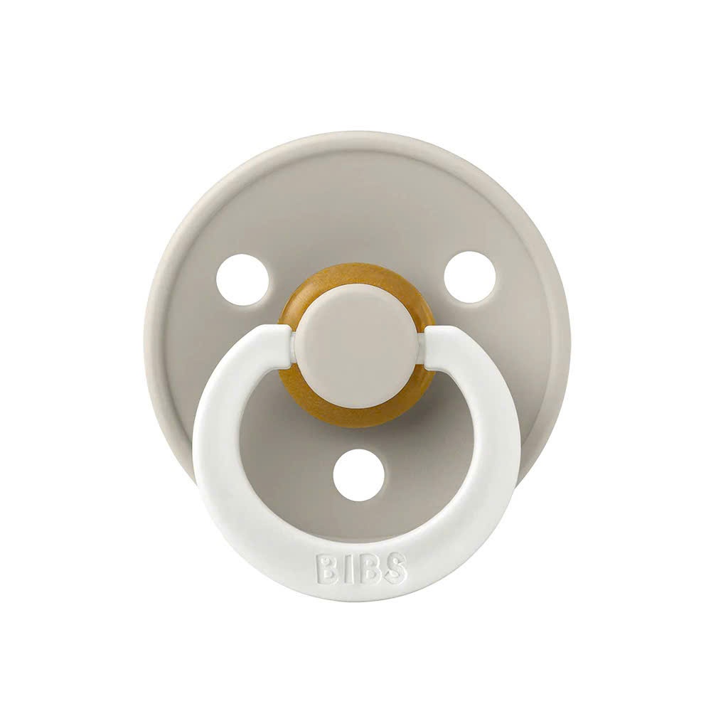 Ti giả BIBS Colour Tròn Cao Su Thường/ Phản Quang