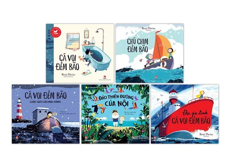 Sách Cá voi đêm bão và những câu chuyện khác (5 cuốn)