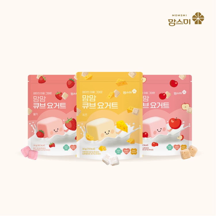 Sữa chua sấy lạnh Mom's mi 16g nhiều vị