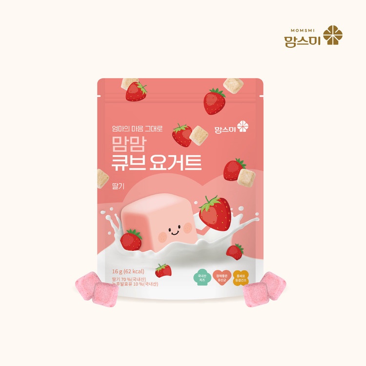 Sữa chua sấy lạnh Mom's mi 16g nhiều vị