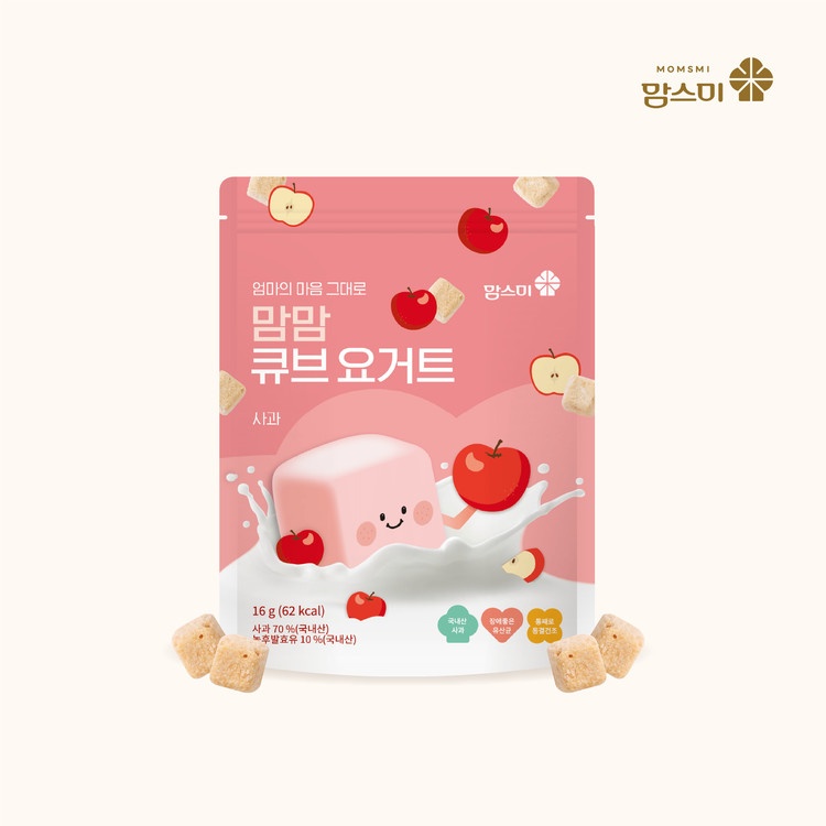 Sữa chua sấy lạnh Mom's mi 16g nhiều vị