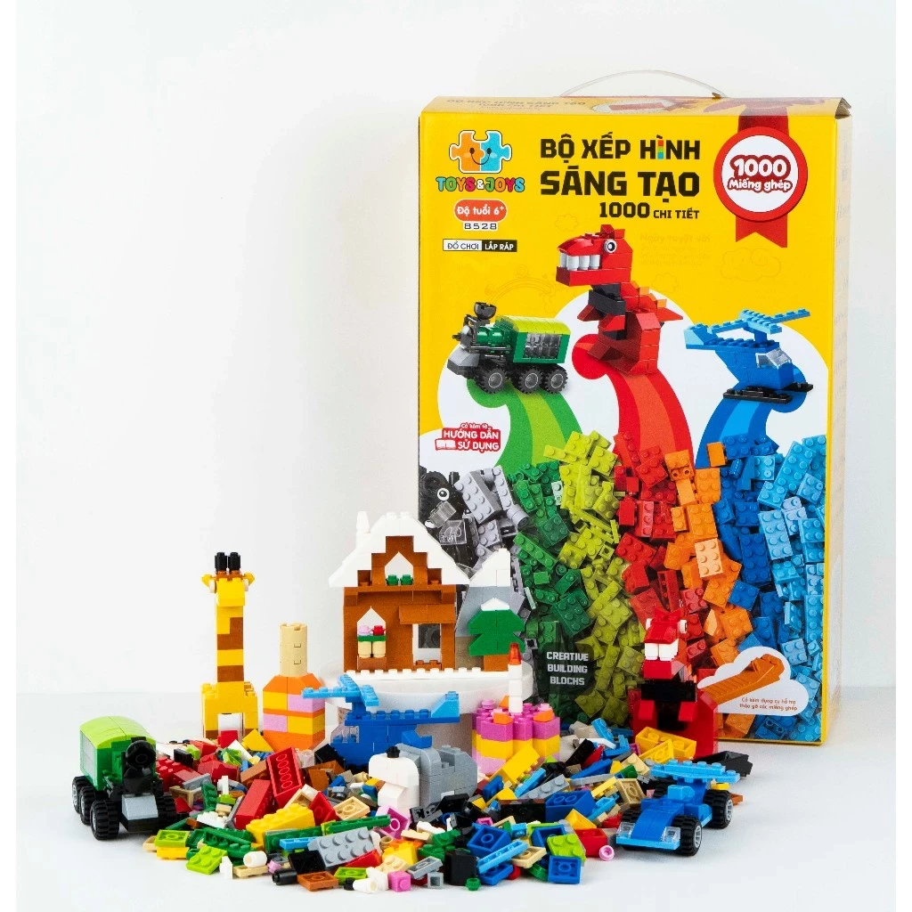 Đồ chơi Bộ xếp hình sáng tạo 1000 chi tiết - Creative Building Blocks