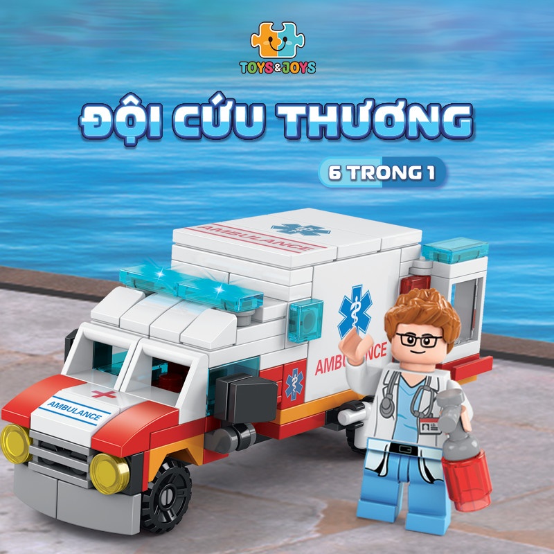 Đồ chơi lắp ráp Đội cứu thương 6 trong 1 – Medical Rescue Team