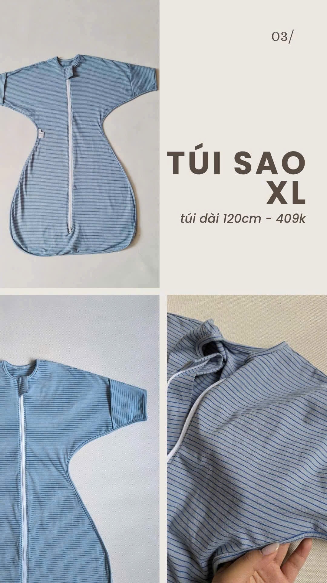 Túi Ngủ Chũn Cocoon Hình Sao 1 Lớp THU ĐÔNG [Giúp Bé Ngủ Ngon, An Toàn [100% Chính Hãng]