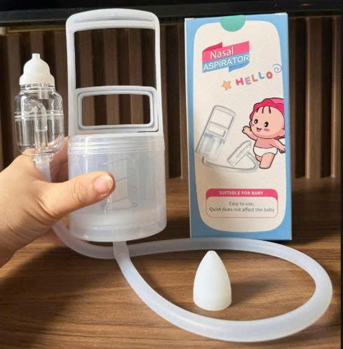 Dụng cụ hút mũi kéo tay thế hệ mới Nasal - Đầu hút Silicon