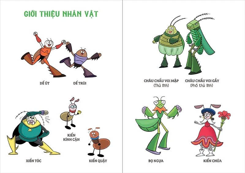 Sách Bộ Cuộc Phiêu Lưu Của Dế Út - 4 cuốn (280k)