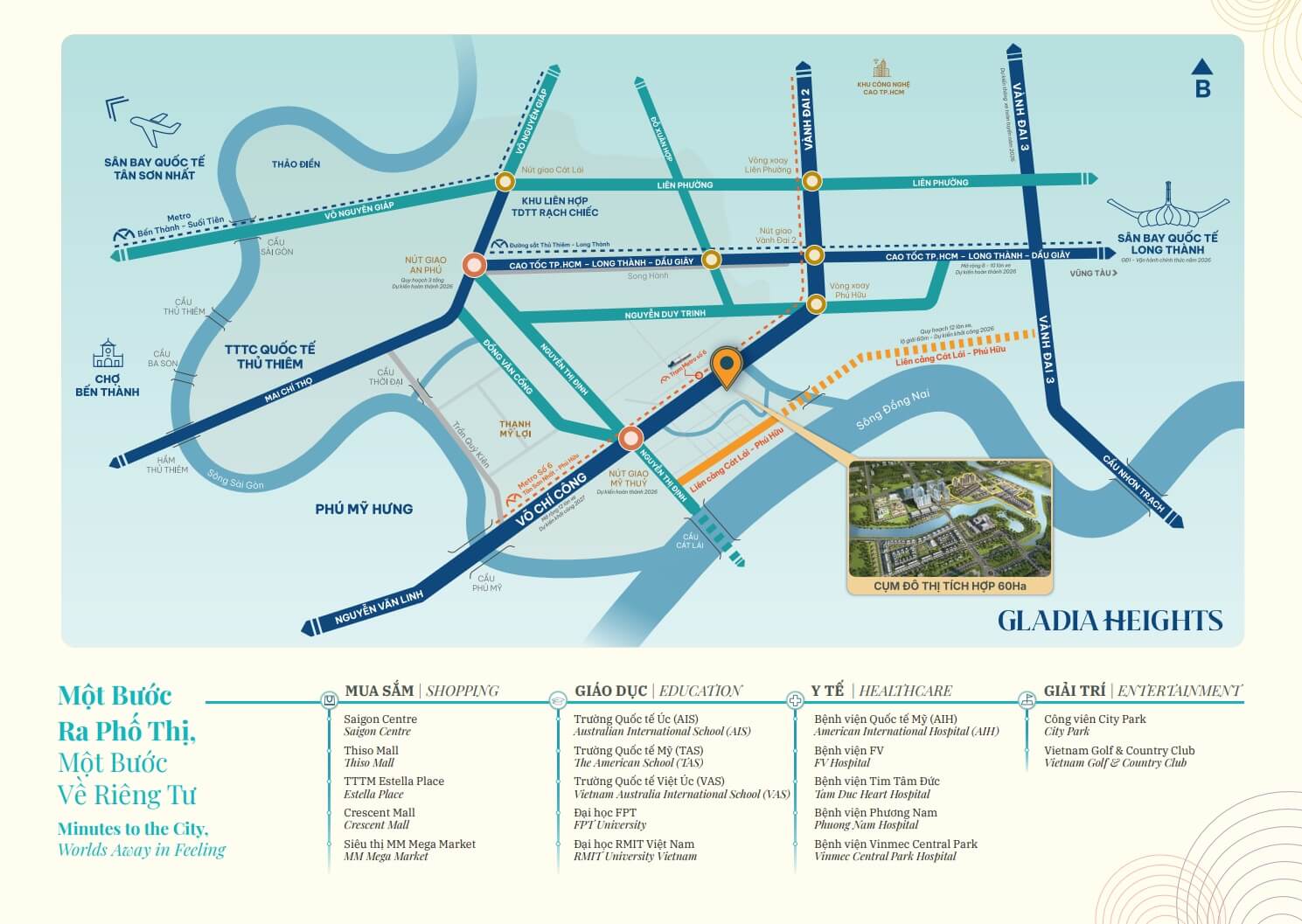Gladia Heights in District 2 - Developed by Keppel Land & Khang Dien