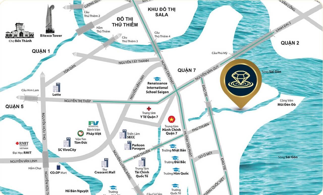 Noble Crystal Riverside in District 7 - Developed by Sunshine Group