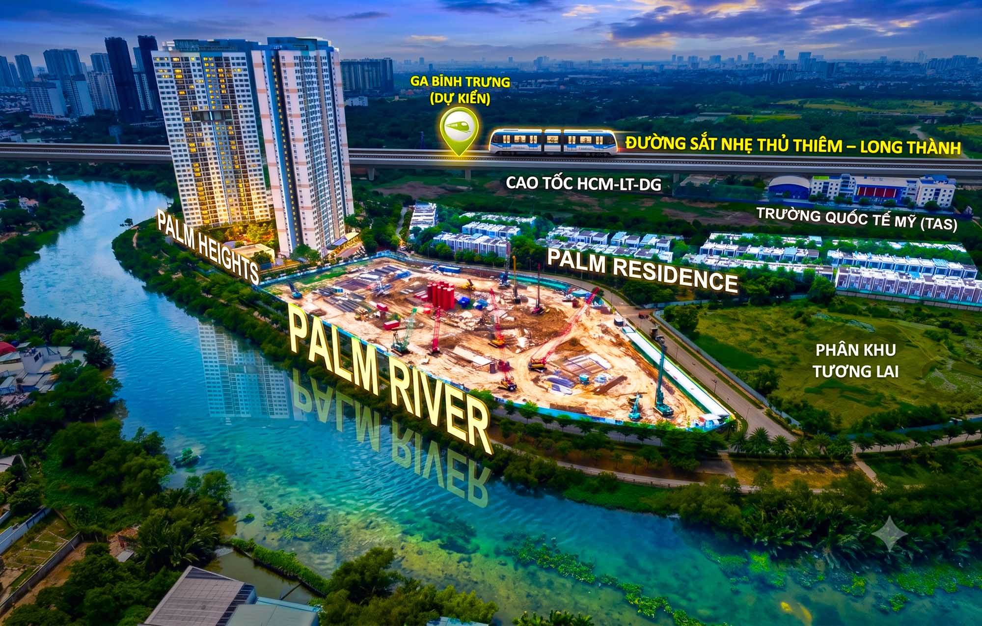 Palm River in District 2 - Developed by Huong Viet Properties