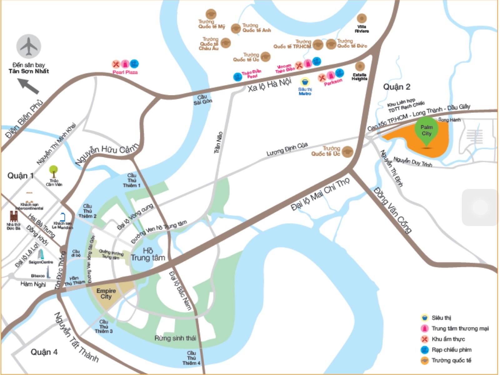 Palm River in District 2 - Developed by Huong Viet Properties