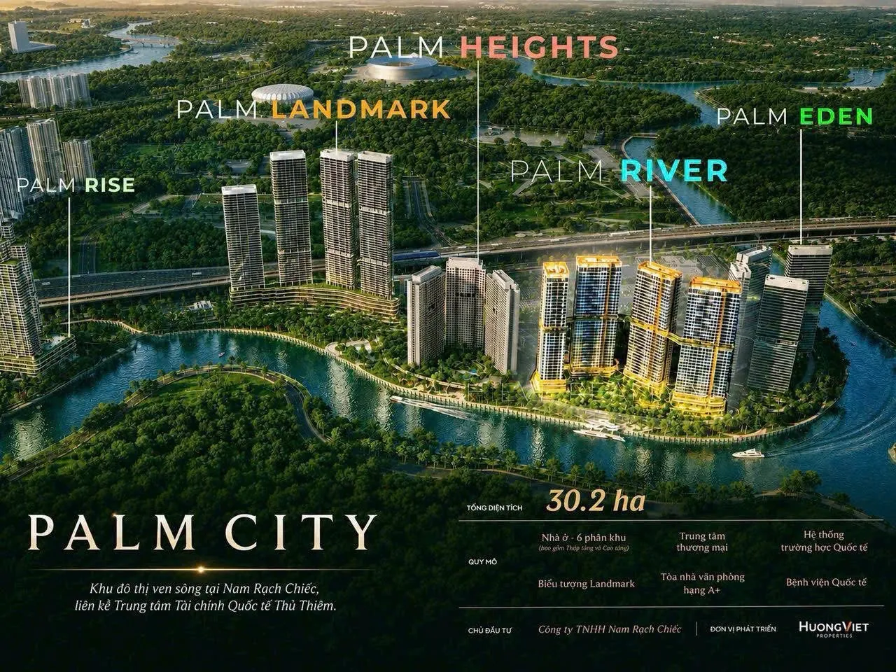 Palm River in District 2 - Developed by Huong Viet Properties