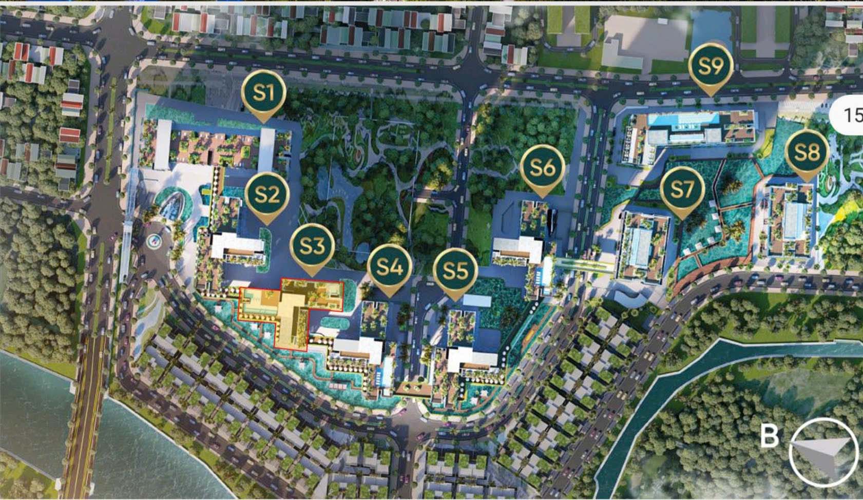 Sunshine Sky City in District 7 - Developed by Sunshine Group