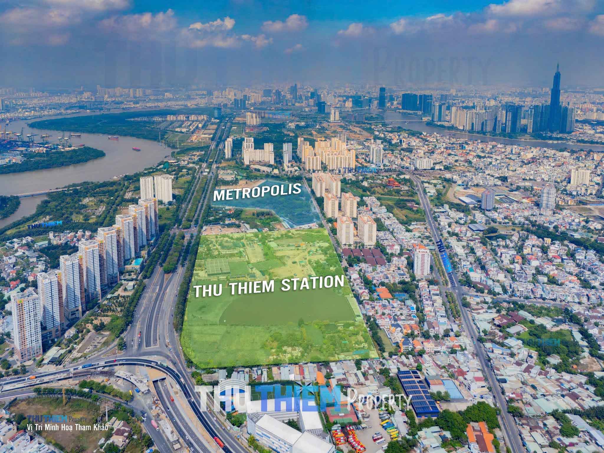 The Metropolis Thu Thiem in District 2 - Developed by SonKim Land
