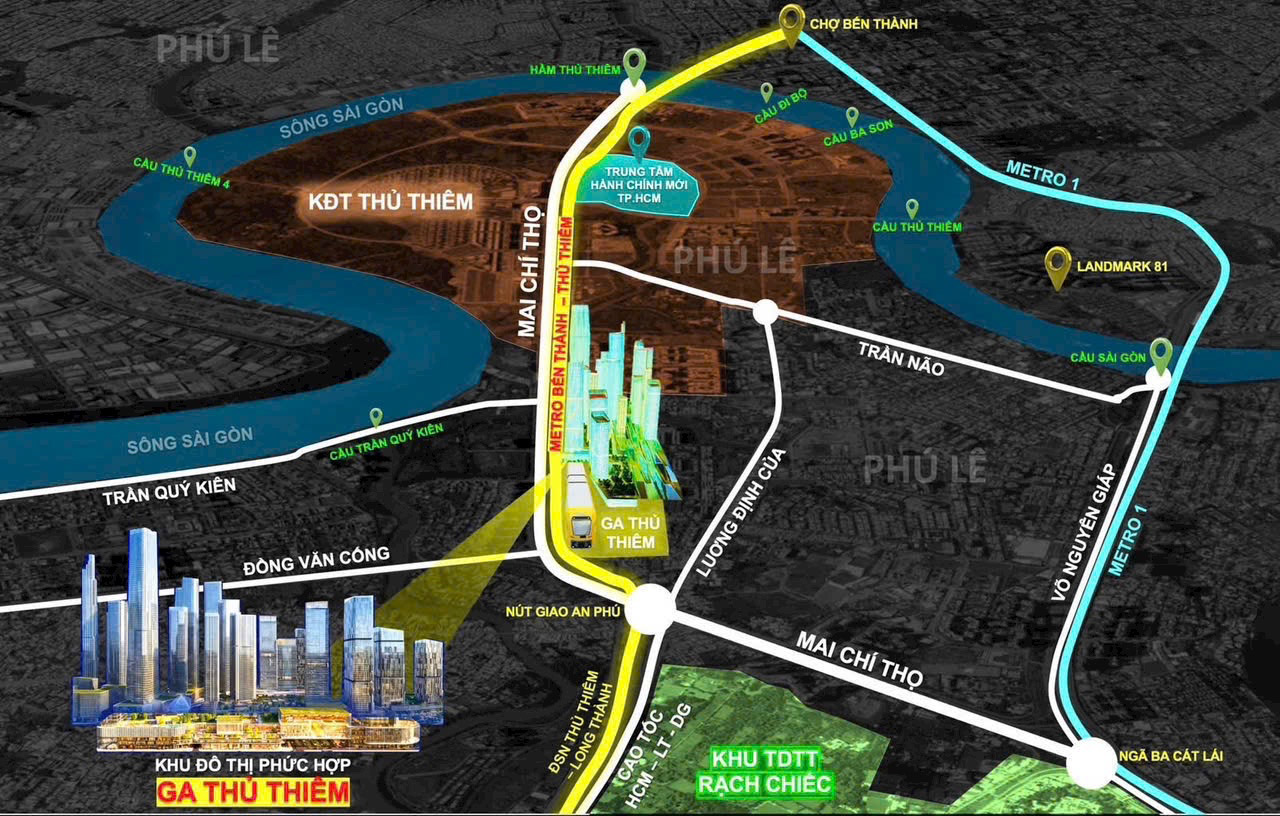 The Metropolis Thu Thiem in District 2 - Developed by SonKim Land