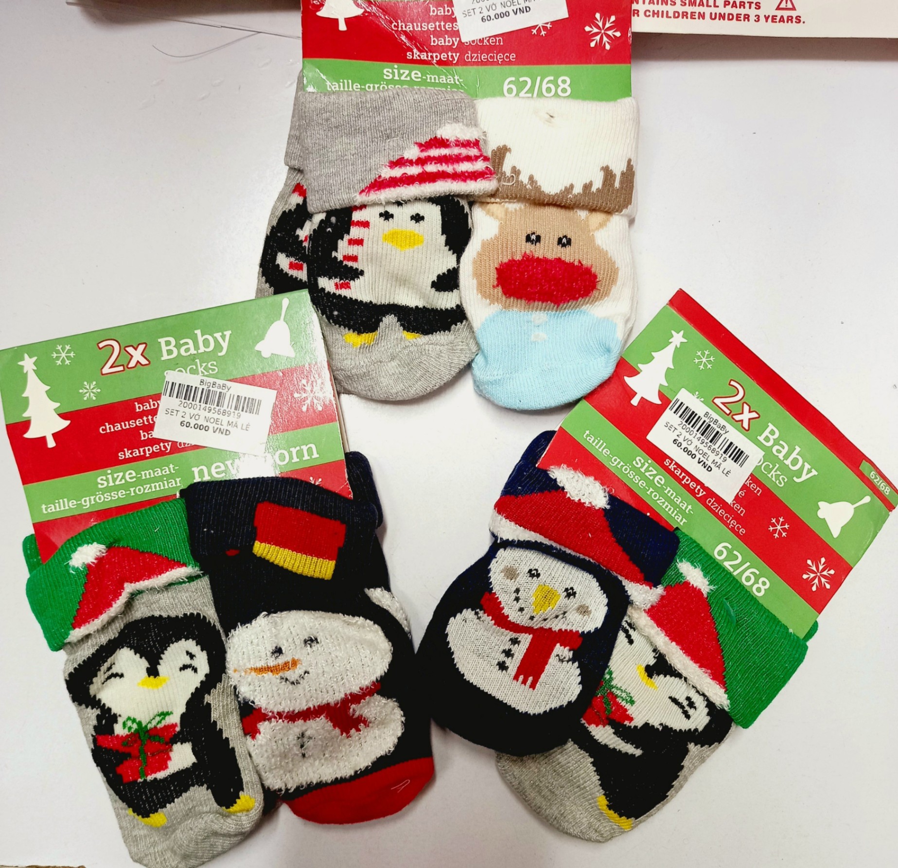 SET 2 VỚ NOEL MÃ LẺ