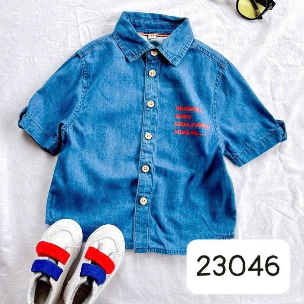 ÁO SƠ MI DENIM 23046