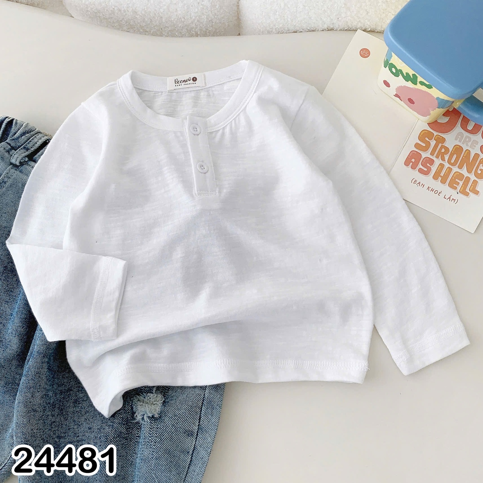 ÁO TD TRẮNG 24481
