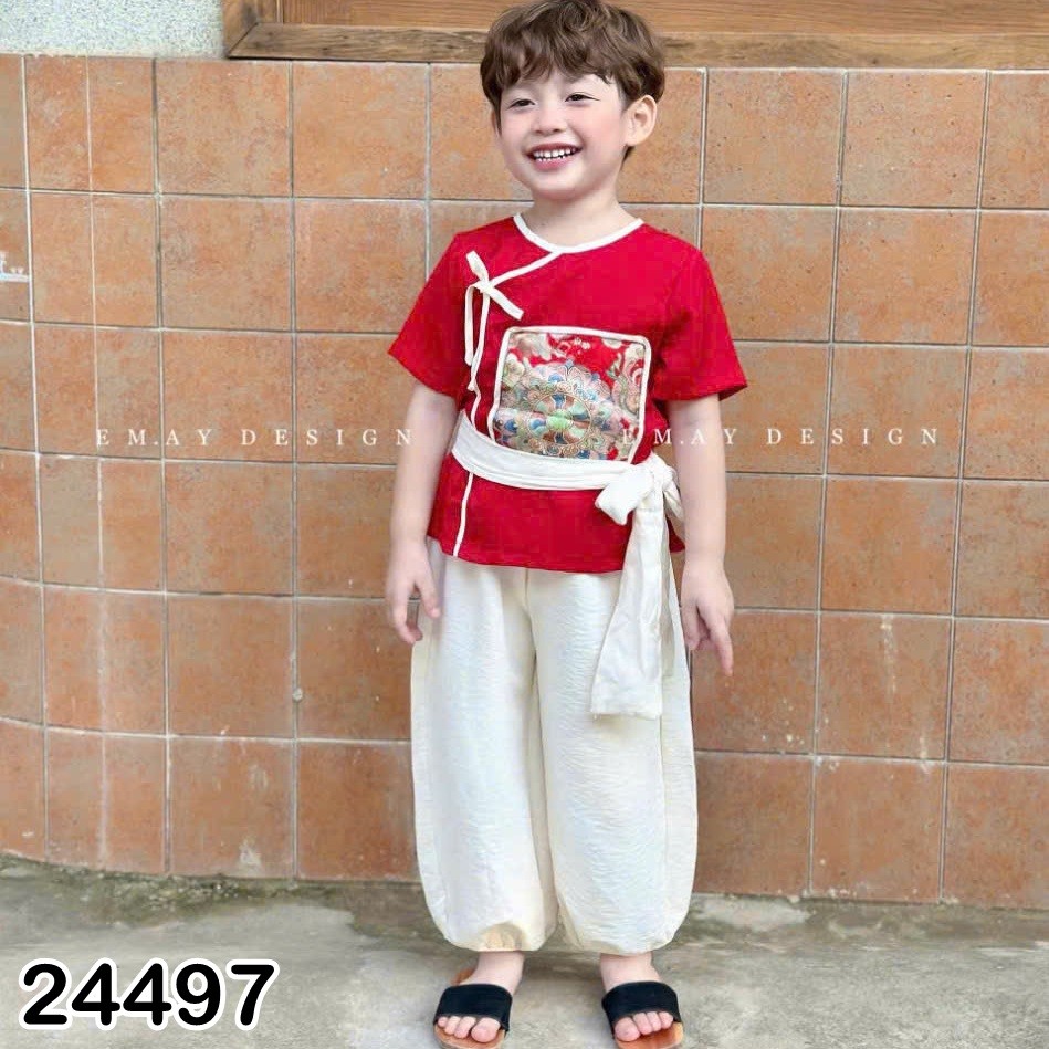 SET LỤA ĐỎ 24497
