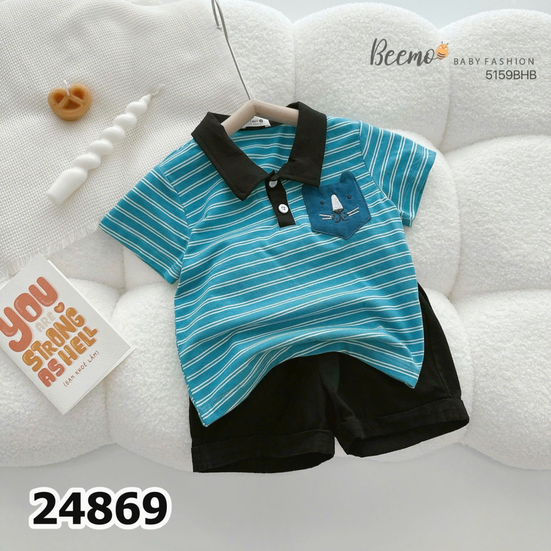 SET POLO TÚI KẺ 24869