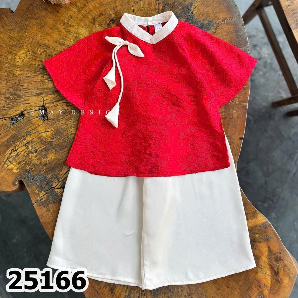 SET LỤA ĐỎ 25166