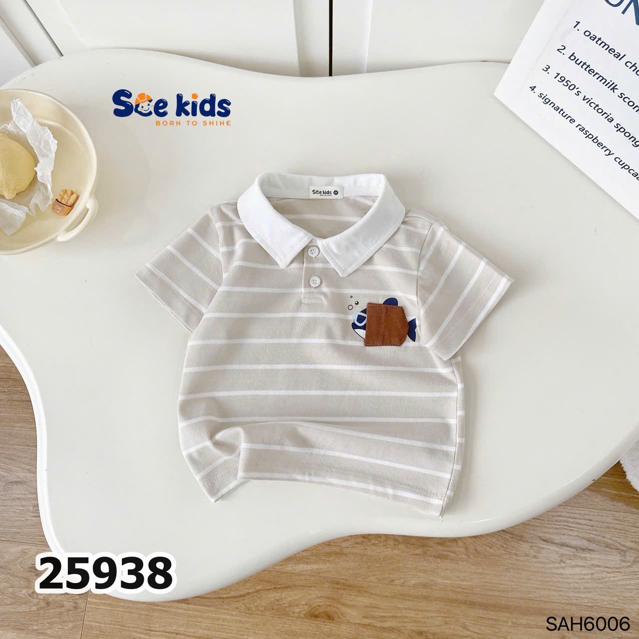 ÁO POLO KẺ TÚI 25938
