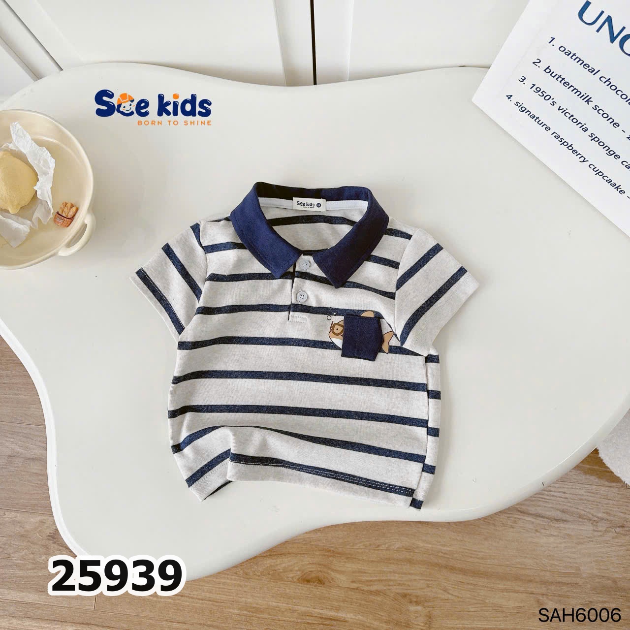 ÁO POLO KẺ TÚI 25939