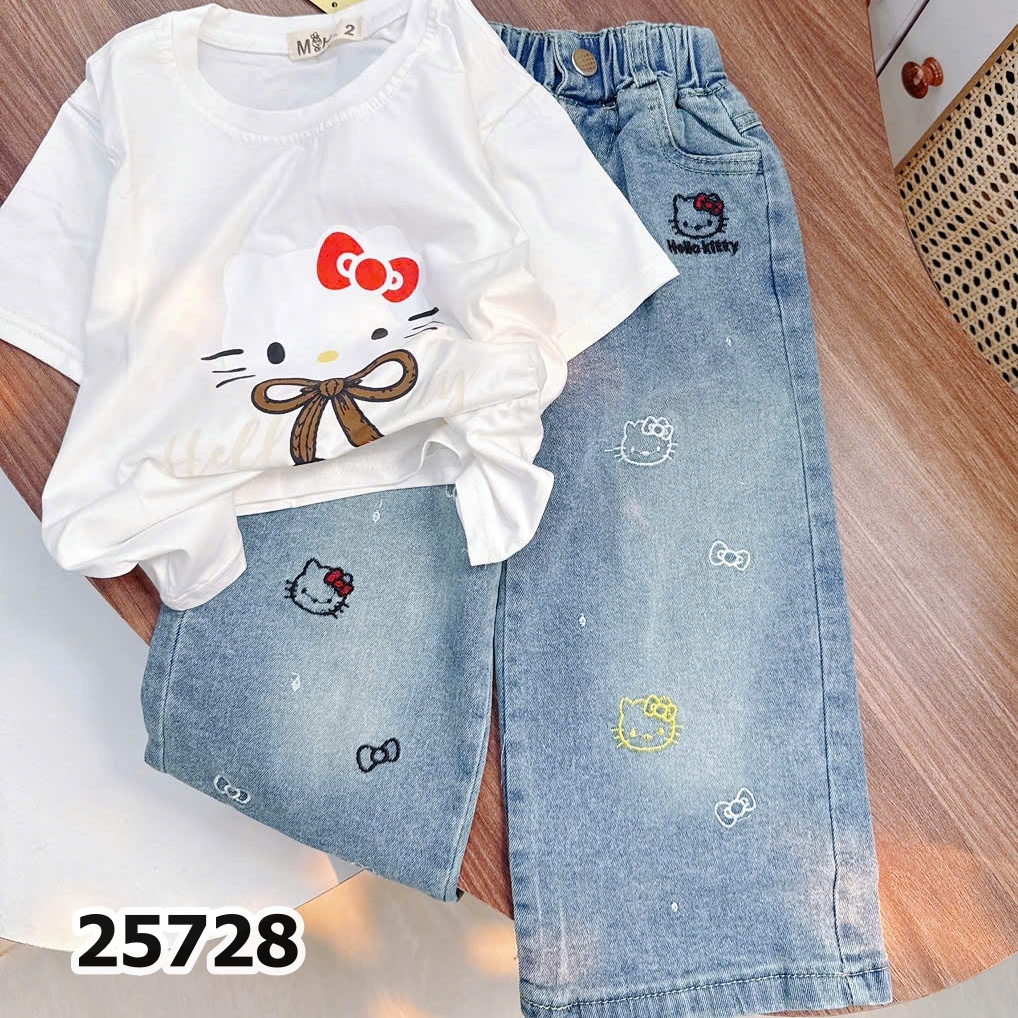 SET KITTY QUẦN SUÔNG 25728
