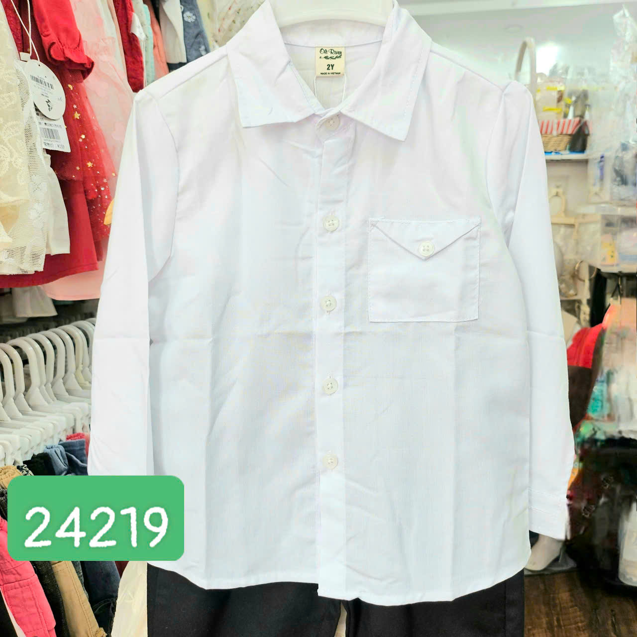 SƠ MI TRẮNG TD 24219
