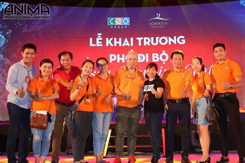 Đồng phục sự kiện thành lập phân bộ của ceo group