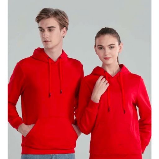 Mẫu áo hoodie đỏ đầy năng động