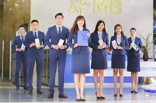 Đồng phục vest ngân hàng MB Bank